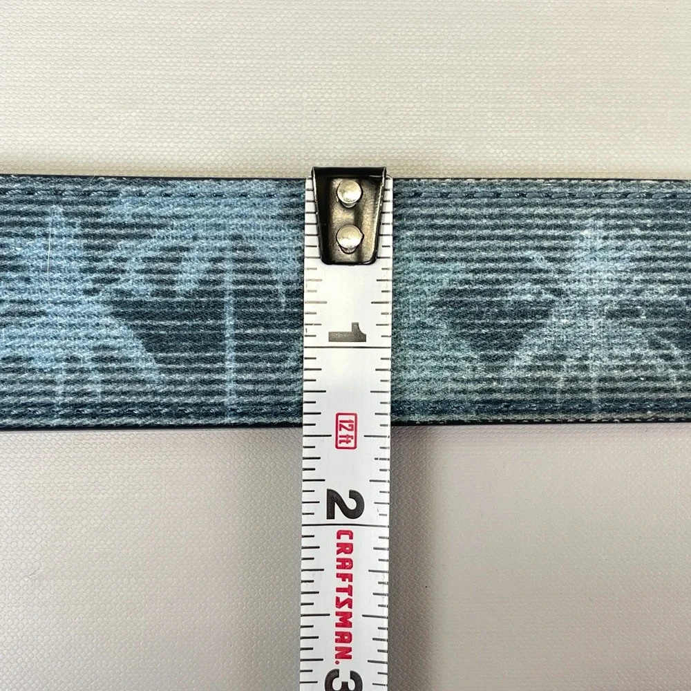 Cuater Travis Mathew Golf Belt Blue Flora Tropical Palm Tree Print Size 38-42